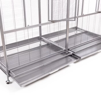 Montana Cages Voliere New Sydney II Hellgrau 6 Montana Cages Voliere New Sydney II Hellgrau – Bild 4