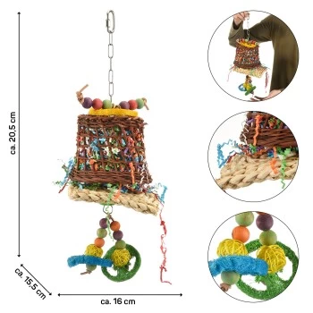 Wagner Papageienspielzeug Color Bell Fun 4 Wagner Papageienspielzeug Color Bell Fun – Bild 2