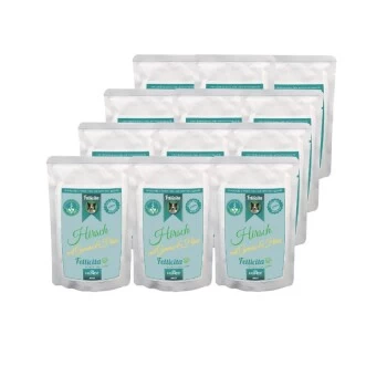 Fellicita Hirsch Mit Gemüse & Hirse 12x 100g 4 Fellicita Hirsch Mit Gemüse & Hirse 12x 100g – Bild 2