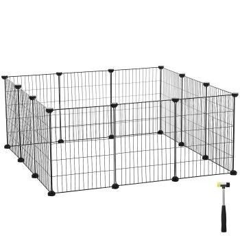 SONGMICS Freilauf, DIY, Metallgitter 3 SONGMICS Freilauf, DIY, Metallgitter