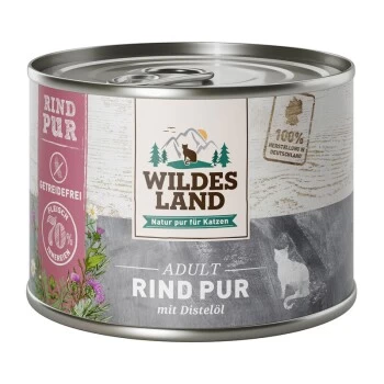 WILDES LAND PUR Adult 6x200g Rind Pur 3 WILDES LAND PUR Adult 6x200g Rind Pur