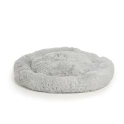 Wallace & Jones Plüschbett Sarnia L Hellgrau