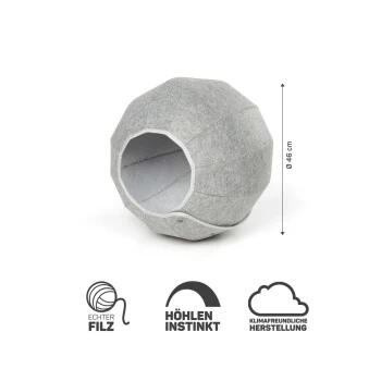 Canadian Cat Company Katzenhöhle In Kugelform S 9 Canadian Cat Company Katzenhöhle In Kugelform S – Bild 7