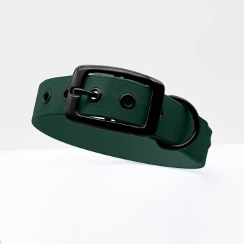 THE DOG IDEA Biothane Halsband Dunkelgrün Schwarz S 3 THE DOG IDEA Biothane Halsband Dunkelgrün Schwarz S