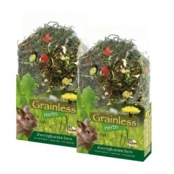 JR Farm Grainless Herbs Zwergkaninchen 3x400 G