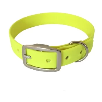 Bio-leine 52-62cm HU Biothane Halsband Neon Gelb 21 Cm, 30 Cm 3 Bio-leine 52-62cm HU Biothane Halsband Neon Gelb 21 Cm, 30 Cm