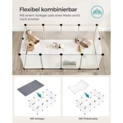SONGMICS Freigehege Mit Bodenplatten Weiß 1,25 M, 63 Cm, 42 Cm -Zoofachgeschäft 27053a6794702e23a7e0521508d62b3de1e5fd3d 1651633 de DE 7a030dc952610c72d675bd9bf0a3e176a603072fKOSqKm