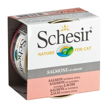 Schesir Natural 24x85g Lachs 3 Schesir Natural 24x85g Lachs