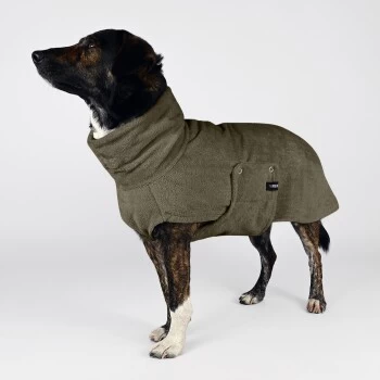 THE DOG IDEA Bademantel Every Khaki XXXS 3 THE DOG IDEA Bademantel Every Khaki XXXS