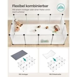 SONGMICS 2er Set XL Freigehege Mit Bodenplatten Weiß 14 SONGMICS 2er Set XL Freigehege Mit Bodenplatten Weiß -Zoofachgeschäft 3423f3d74af678540e707f238d8e7db240b7c957 1651632 de DE 3990a584894f56e4e49faf976a0bbb535c710ecc9iPSRL