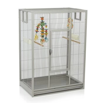 Montana Cages Vogelkäfig Melbourne 80 Hellgrau 3 Montana Cages Vogelkäfig Melbourne 80 Hellgrau