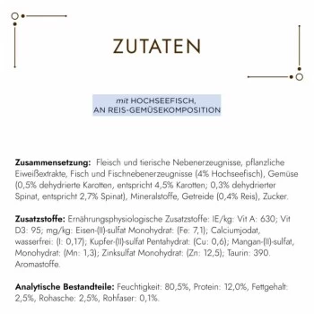 GOURMET à La Carte 26x85g Hochseefisch An Reis-Gemüsekomposition 5 GOURMET à La Carte 26x85g Hochseefisch An Reis-Gemüsekomposition – Bild 3