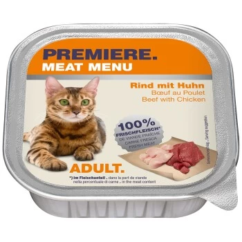 PREMIERE Meat Menu Adult Rind & Huhn 16x100 G