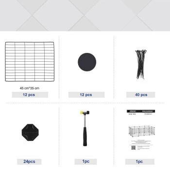 SONGMICS Freilauf, DIY, Metallgitter 7 SONGMICS Freilauf, DIY, Metallgitter – Bild 5