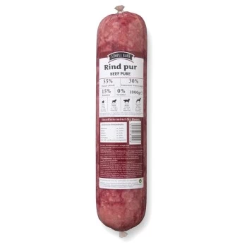 ProCani SIMPLE BARF Rind Pur 8x1 Kg 3 ProCani SIMPLE BARF Rind Pur 8x1 Kg