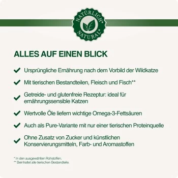 REAL NATURE WILDERNESS Kitten 12x85g True Country Mit Huhn & Lachs 5 REAL NATURE WILDERNESS Kitten 12x85g True Country Mit Huhn & Lachs – Bild 3