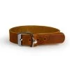 Das Lederband Halsband Weinheim Maroon 1,2 Cm, 27 Cm