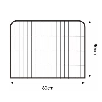 Lionto Freilaufgehege Welpen Gitterfreil 60 Cm, 1 Cm, 80 Cm 4 Lionto Freilaufgehege Welpen Gitterfreil 60 Cm, 1 Cm, 80 Cm – Bild 2