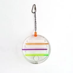 HappyBird Papageienspielzeug Treat Wheel Maze