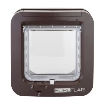 SureFlap Mikrochipgesteuerte Katzenklappe Braun 7 SureFlap Mikrochipgesteuerte Katzenklappe Braun – Bild 5