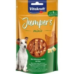 Vitakraft Jumpers Minis ChickenCheeseStripes, 6x80g