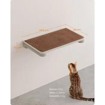 FEANDREA Clickat Katzenmöbel 3er Set, Für Die Wand 6 FEANDREA Clickat Katzenmöbel 3er Set, Für Die Wand – Bild 4