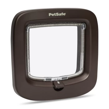 PetSafe Katzenklappe Mit Manueller Verriegelung, Braun 3 PetSafe Katzenklappe Mit Manueller Verriegelung, Braun