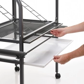 Montana Cages Freisitz New Sunlite Dunkelgrau 5 Montana Cages Freisitz New Sunlite Dunkelgrau – Bild 3