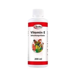 Quiko Vitamin E Liquid 200 Ml: Ergänzungsfutter Für Kanarien, Sittiche Und Ziervögel