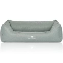 Knuffelwuff Orthopädisches Hundebett Luisa Aus Velours Mit Feinem Handwebcharakter Sunshine Edition Petrol XL