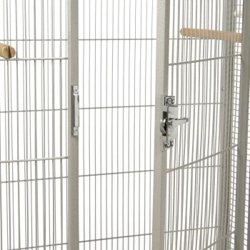 Montana Cages Vogelkäfig Melbourne 80 Hellgrau 7 Montana Cages Vogelkäfig Melbourne 80 Hellgrau – Bild 5