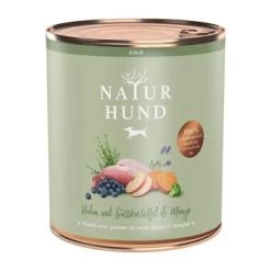 NATUR HUND NATURHUND Adult Getreidefrei 6x800g Huhn Mit Süsskartoffel & Mango