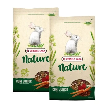 Versele-Laga Nature Cuni Junior Für Kaninchen 2x2,3 Kg 3 Versele-Laga Nature Cuni Junior Für Kaninchen 2x2,3 Kg