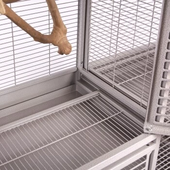 Montana Cages Vogelkäfig New Madeira Double Hellgrau 6 Montana Cages Vogelkäfig New Madeira Double Hellgrau – Bild 4