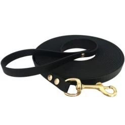 Bio-leine 25-35 Kg Schleppleine Biothane Schwarz 3 M