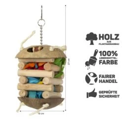 HappyBird Versteckspielzeug Foraging Hut -Zoofachgeschäft cc4ab27aa34d573ed69b8ade5560927f04df3b90 1416860 de DE afd9d90a6880164186c495dfe7136fc519481441jw1KkZ