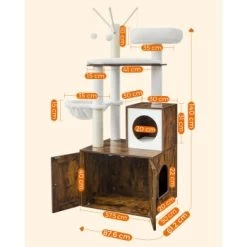 FEANDREA Kratzbaum Mit Katzentoilette Braun Braun -Zoofachgeschäft d50d450fc1e10f13a9603e4b6fa5efb27058367a 1483588 de DE e8ebd17f283e8ea5a5b5322b4bc3d926e00fd49aDJoCZv