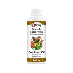 Quiko Dorsch-Lebertran 200 Ml: Vitaminreiches Ergänzungsfuttermittel Für Ziervögel