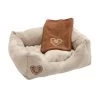 Kerbl Kuschelbett LOVE YOU Beige 47 Cm, 37 Cm, 17 Cm