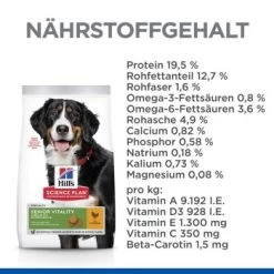 Hill's Science Plan Senior Vitality Large Breed Mature Adult 6+ Mit Huhn 14 Kg -Zoofachgeschäft e718dddb398dca00f75a5ba3ec47d4bc00fac342 52742025964 5