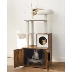 FEANDREA Kratzbaum Mit Katzentoilette Braun Braun -Zoofachgeschäft f0cc926189762ee51426b4aae2d702af14dc9c30 1483588 de DE b68df4febc6e41299daeb5237640a9f23d24b61067dqqz