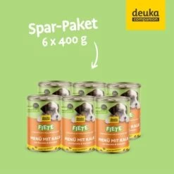 Fiete Junior Menü Mit Kalb, Karotte Und Kartoffel Deutsches Premium-Nassfutter 6x400g Dose -Zoofachgeschäft f54ecd23f578e6957899fcb5c7da08af57d432d3 1498592 de DE 9c833adccead9a42376ca1ebbd4d6a30ebfbcafbV2GRLn