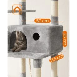 FEANDREA Kratzbaum 164cm Hellgrau Hellgrau -Zoofachgeschäft fc7ee31d95ecca93ae8c881a007c3092b8e6108e 1483590 de DE 00f19afad48d504e4a36b8a270ae3f394beba609tz8mpI