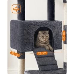 FEANDREA Katzenbaum 142cm Hellgrau Dunkelgrau -Zoofachgeschäft fc9e6a4f3471dca283f6f73ed86dc3a8f0e04810 1483569 de DE 6339c02498ac4881143b1ded238b8587788dba32eHkmTX